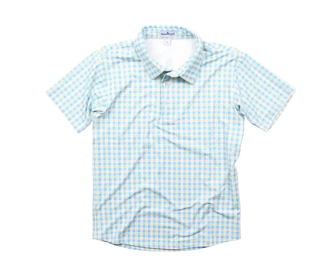 BlueQuail Watercolor Polo