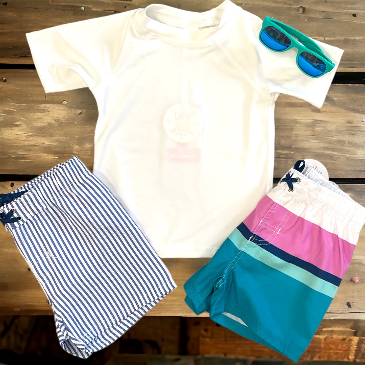 Color Block Swim Trunk