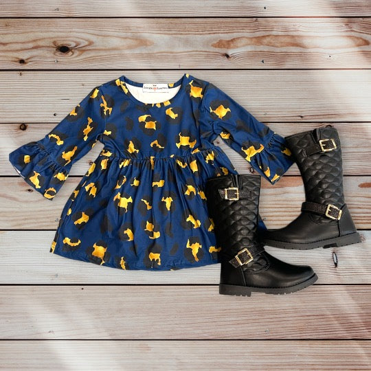 Girls Blue Tunic Shirt