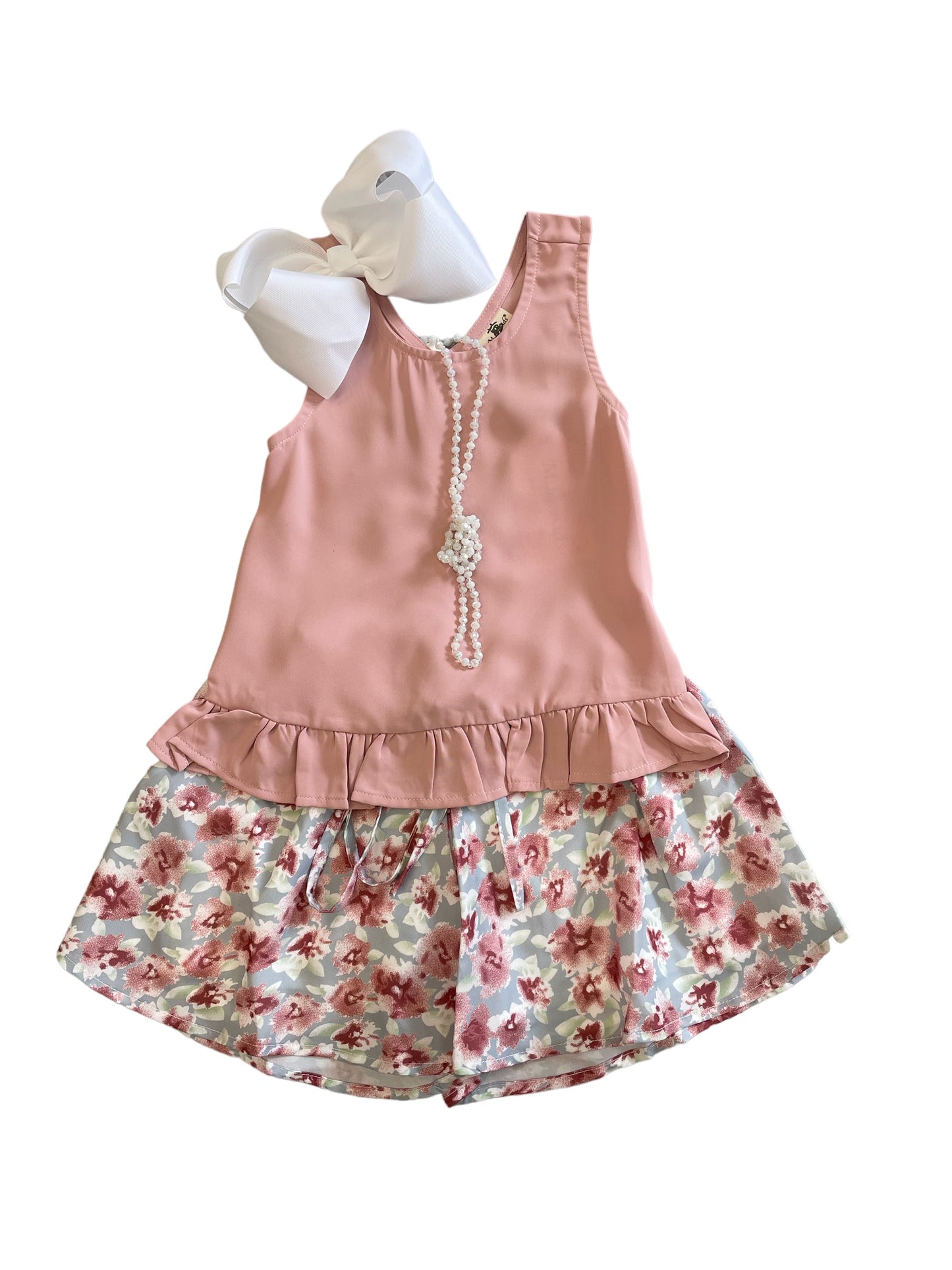 Cross back Blush Top