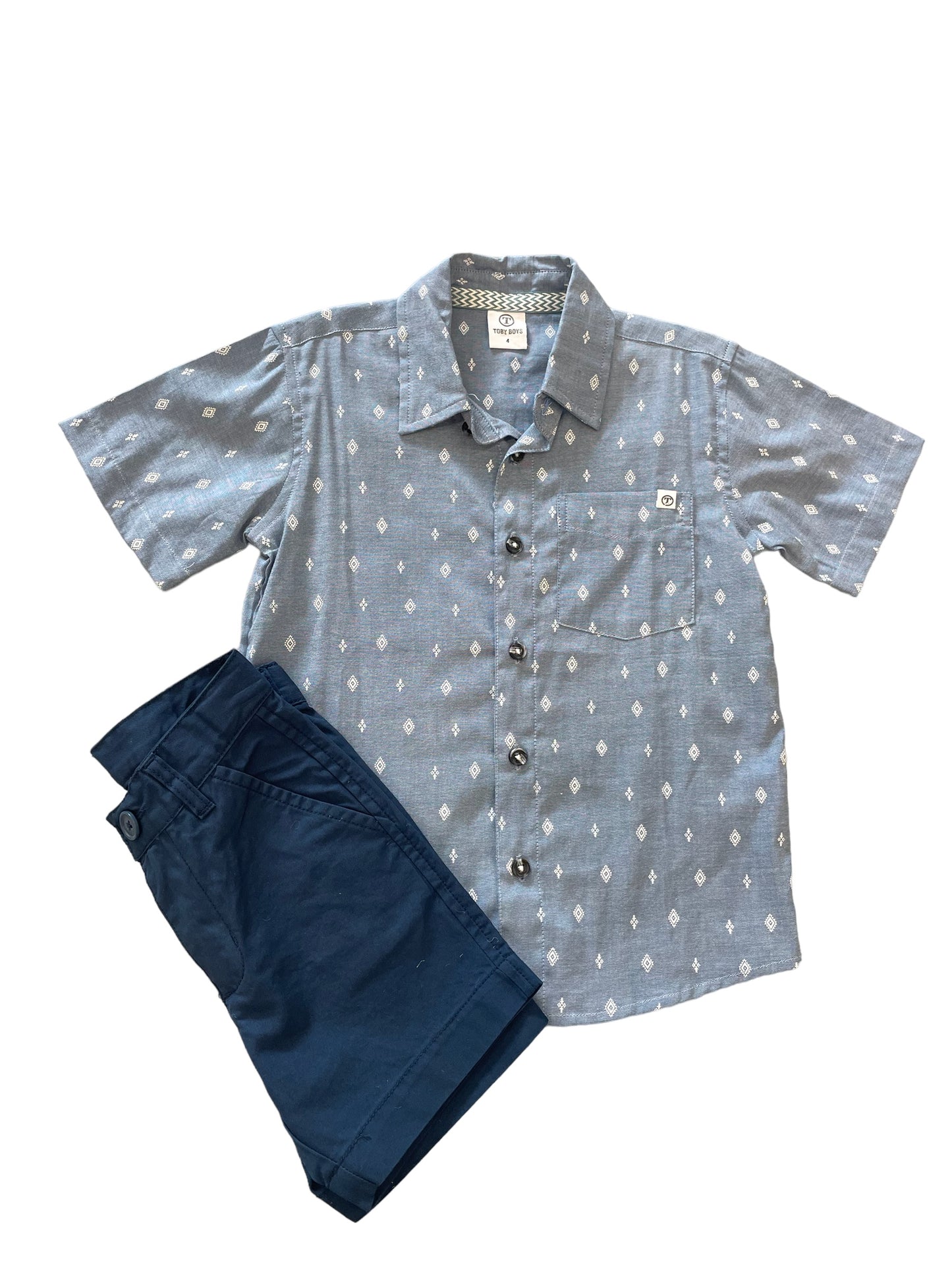 Boys Aztec Printed Shirt