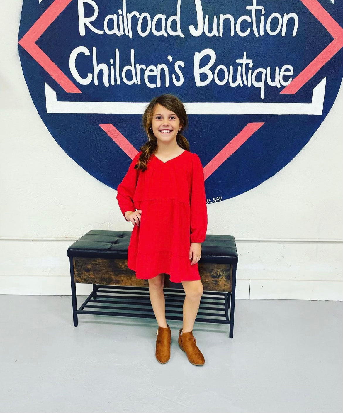 Dotted tiered dress