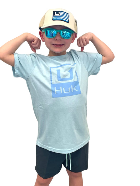 Huk Logo Tee Blue